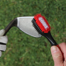 Load image into Gallery viewer, Clean 18 Golf Club Cleaning Brush, Magnetic Release - Red
