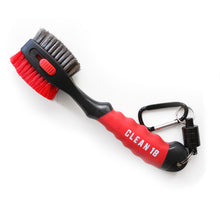 Load image into Gallery viewer, Clean 18 Golf Club Cleaning Brush, Magnetic Release - Red
