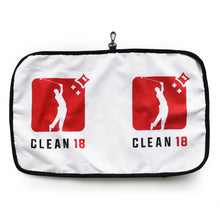 Load image into Gallery viewer, Clean 18 Golf Towel Wet/Dry - Red
