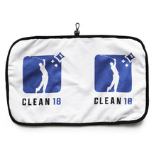 Load image into Gallery viewer, Clean 18 Golf Towel Wet/Dry - Blue
