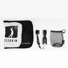 Load image into Gallery viewer, Clean 18 Golf Gift Box - Black Towel/Brush
